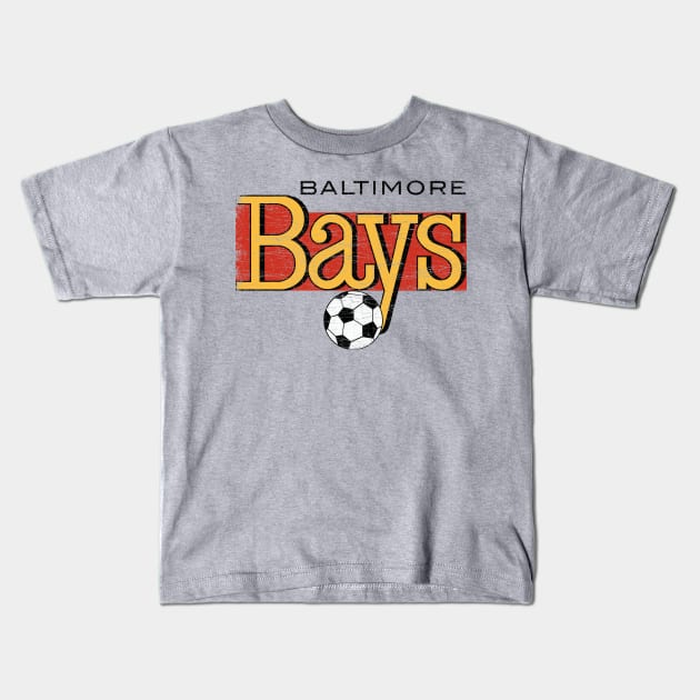 Baltimore Bays Vintage Kids T-Shirt by zurcnami